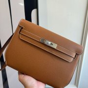 HERMES ケリー デペッシュ 25 クラッチバッグ エプソム革 ショルダーストラップ付き サイズ: