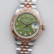ROLEX 279171G デイトジャスト 28mm オリーブグリーン レディース