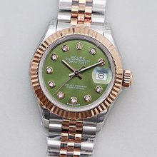 ROLEX 279171G デイトジャスト 28mm オリーブグリーン レディース
