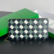 BOTTEGA VENETA BV 593217 メンズ編み財布 三色牛皮編み 19x10cm サイズ:19x10cm