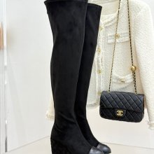 【CHANEL】25Aロングブーツレディース