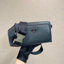PRADA 2VH156 ウエストバッグ カーフ サイズ:21x13x2.5cm