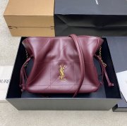 SAINT LAURENT 862712 ラムレザー レッド、ゴールド トートバッグ ジェイミー 26x18x11cm サイズ:26x18x11cm