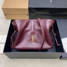SAINT LAURENT 862712 ラムレザー レッド、ゴールド トートバッグ ジェイミー 26x18x11cm サイズ:26x18x11cm