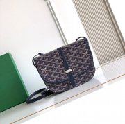 GOYARD 9202 ブルー、ネイビー 斜め掛けバッグ、ハンドバッグ 小 22x16cm サイズ:22x16cm