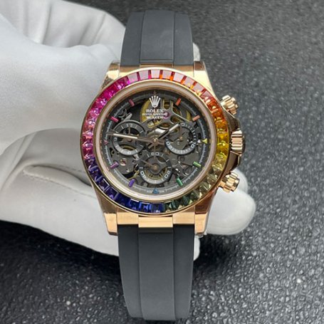 ROLEX デイトナ BLAKEN改装 スケルトン レインボー ラバー