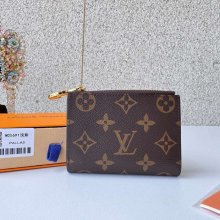 LOUIS VUITTON M25691 リサ財布 モノグラム ラベンダー サイズ:9x11.5x1.5cm