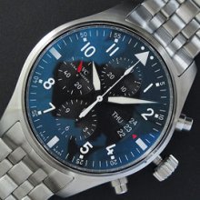 IWC パイロット ストップウォッチ 自動巻き メンズ コピー