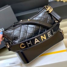 CHANEL 1582 配色 シルバー×ゴールド 斜め掛けバッグ 小 中 20×15×8cm サイズ:20×15×8cm