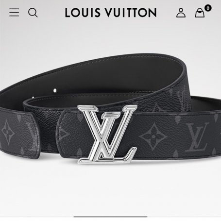 LV メンズ ベルト 両面用 40mm