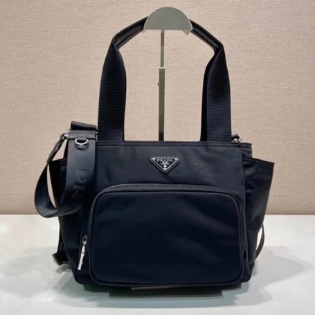 PRADA 1BG582 ナイロンマミーバッグ 斜め掛け サイズ:26x22x13cm