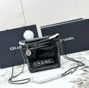 CHANEL AS3980 カーフレザー グレンチェック シルバー 斜め掛けバッグ クラシック 小 20×19×6cm サイズ:20×19×6cm