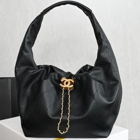 CHANEL カーフレザー ホワイト×ゴールド ヴィンテージ 小 32×24×12cm サイズ:32×24×12cm