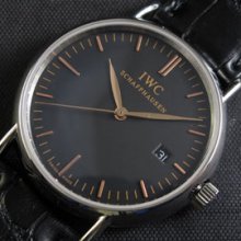 IWC ポルトフィーノ ブラックダイヤル 短納期 スーパーコピー