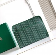 GOYARD ジュヴァンス 大洗面ポーチ 緑 サイズ:29.5x23x7.5cm