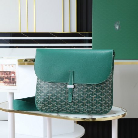 GOYARD クルシエメッセンジャー 緑 サイズ:32x25cm