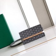 GOYARD 6112 レザー 斜め掛けバッグ、ハンドバッグ、木製バッグ モンテカルロ、木製、レザー サイズ:9X3.3X10cm
