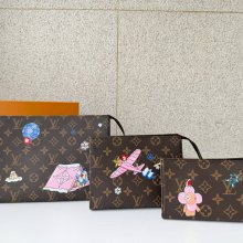 LOUIS VUITTON M15357 コスメポーチ3点セット ヴィヴィエンヌ サイズ:25x20x5.5cm