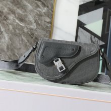 DIOR サドルメッセンジャー オブリーク 煤灰 サイズ:24x16x5.5cm