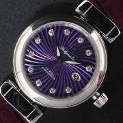 OMEGA デヴィル レディマティック パープル文字盤 レディース メンテナンス無償