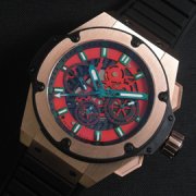 HUBLOT キングパワー メキシコ Asian 7750搭載 自動巻き クロノグラフ レッド