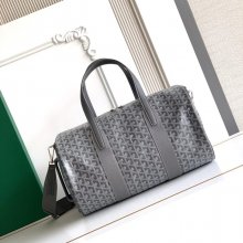 GOYARD バレル40 スポーツトラベルバッグ グレー サイズ:40x23x23cm