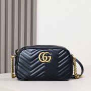 GUCCI 447632 ハンドバッグ GG、マルモント 24x13cm サイズ:24x13cm