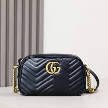 GUCCI 447632 ハンドバッグ GG、マルモント 24x13cm サイズ:24x13cm