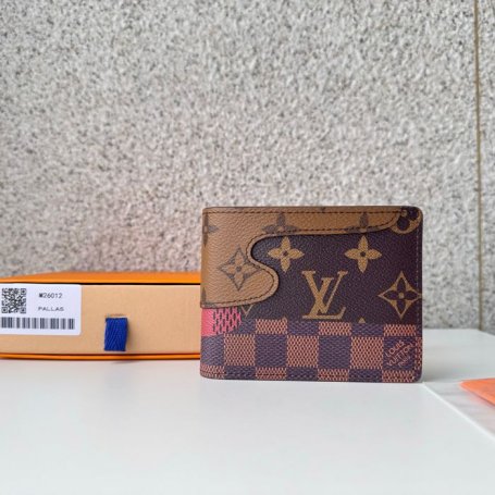 LOUIS VUITTON M26012 短財布 モノグラムランドスケープ サイズ:11x8.5cm
