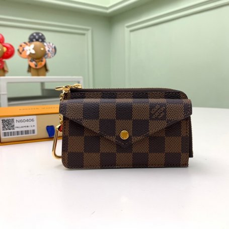 LOUIS VUITTON N60406 レクトヴェルソ カードケース ダミエエベン レッド サイズ:13x9.5x2.5cm