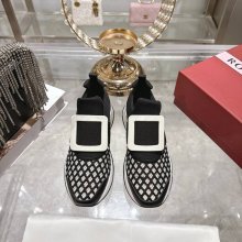【ROGERVIVIER】25RVスニーカーレザースニーカーレディース
