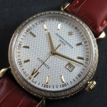 VACHERON CONSTANTIN パトリモニー 網模様白文字盤 定番モデル
