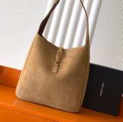 SAINT LAURENT 753837 マット ゴールド、マット 脇下バッグ 大、クラシック 31x30x13cm サイズ:31x30x13cm