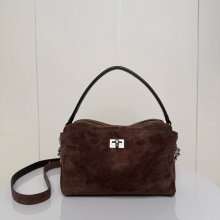 BALENCIAGA 188034 スエードカメラバッグ 斜め掛け サイズ:23x15.5x9.9cm