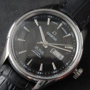 OMEGA デヴィル ブラック文字盤 カレンダー曜日表示 長期保証
