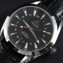 OMEGA シーマスター アクアテラ GMT Asian 2824-2 自動巻き 鏡面仕上げ