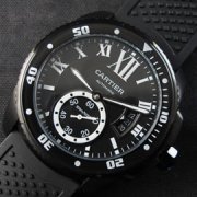 CARTIER カリブル ドゥ Asian 21600振動 自動巻き ブラック文字盤 日付 好評人気