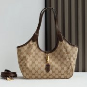 GUCCI 866646 ブラウン、ベージュ トートバッグ、ショルダーバッグ 26x23x11cm サイズ:26x23x11cm