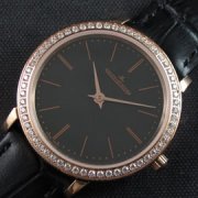 JAEGER-LECOULTRE マスター Swiss RONDA クォーツ搭載 ブラック革ベルト 優良店