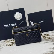 CHANEL AP5212 カーフレザー ボール紋 ゴールド 斜め掛けバッグ クラシック 19.5×17×5cm サイズ:19.5×17×5cm