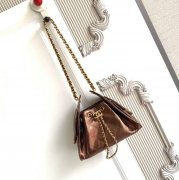 CHANEL AS5631 菱格紋 ブラック×ゴールド 脇下バッグ クラシック ヴィンテージ 22×20×12.5cm サイズ:22×20×12.5cm