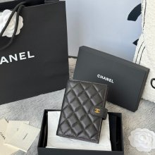 CHANEL AP3196 パスポート＆ウォレット 二合一 カヴィア サイズ:15x10cm