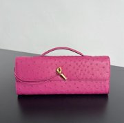 BOTTEGA VENETA BV 805241 アンディアーモ クラッチバッグ ダチョウ革 31x13cm サイズ:31x13cm