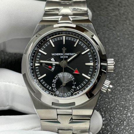 VACHERON CONSTANTIN 7900V/110A-B546 オーヴァーシーズ デュアルタイム ブラック お買い物楽しい