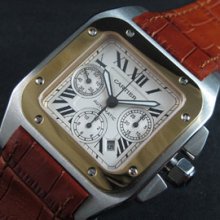 CARTIER サントス100 Asain 7750搭載 自動巻き