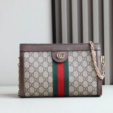 GUCCI 503877 キャンバス、レザー 斜め掛けバッグ、ハンドバッグ オフィディア、GG 26x17cm サイズ:26x17cm
