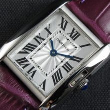 CARTIER タンクアングレーズ クォーツ搭載 レディース