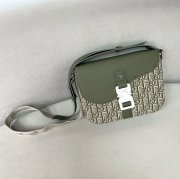 DIOR サドルメッセンジャー カーキ サイズ:23x18cm
