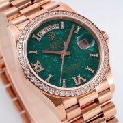 ROLEX M128345RBR デイデイト 36mm グリーン 販促中
