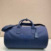PRADA 2VC051 キャンバストラベルバッグ サイズ:53x32x32cm